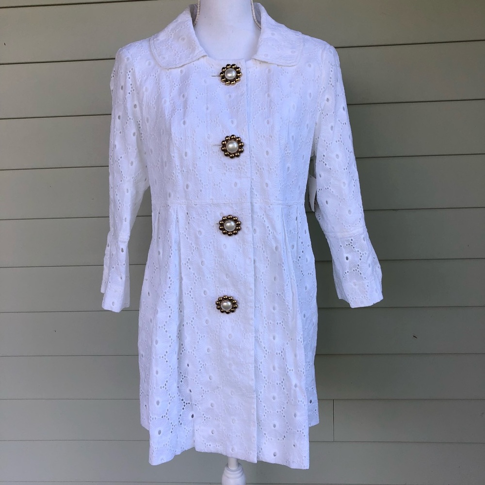 White Eyelet Jacket